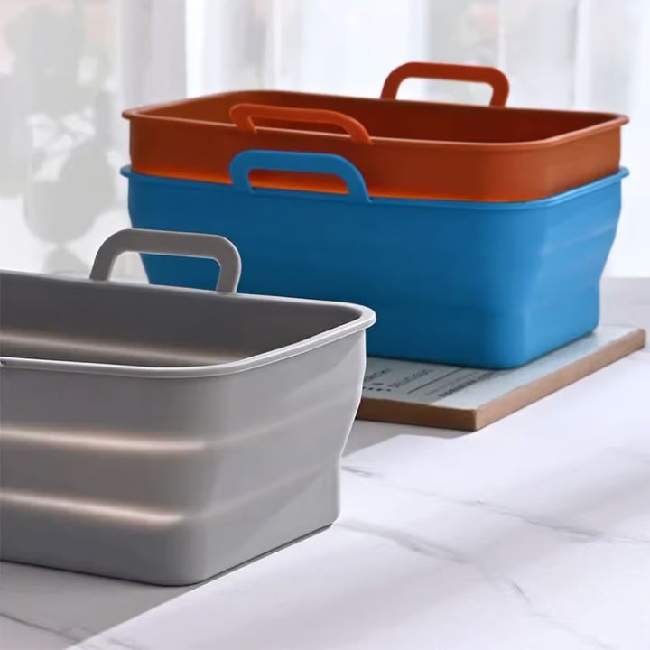 Faltbare Silikon-Backformen für Heißluftfritteusen (2er-Set)