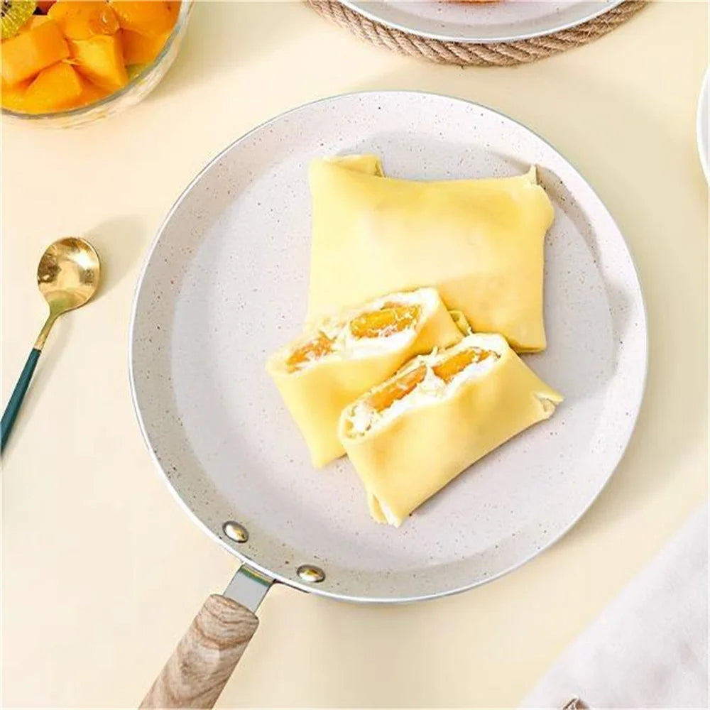 Antihaft Mini Pfanne für Pfannkuchen – Induktionsgeeignete Crêpe- & Omelett-Pfanne, 18x16 cm