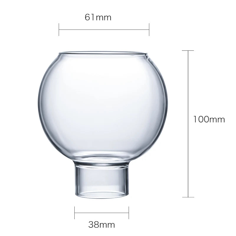 Borosilikatglas Becher – 330 ml – Handgefertigt & Hitzebeständig – Für Cocktails & Heißgetränke