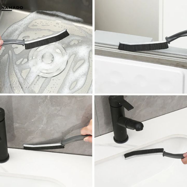 Flexibler Ecken-Reinigungsbürste, Set aus 2 für gründliche Reinigung schwer erreichbarer Bereiche