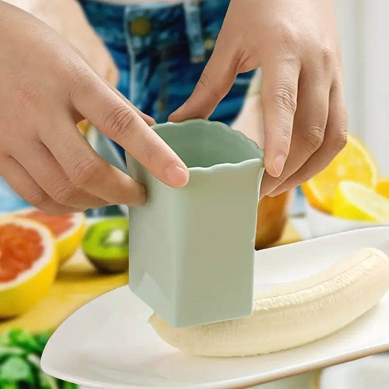 Gemüseschneider & Obstschneider mit Edelstahlklingen, Kompakt und benutzerfreundlich