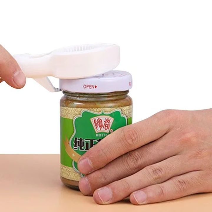 4-in-1 Flaschenöffner – Multifunktionales Küchenwerkzeug für Flaschen, Gläser und Dosen