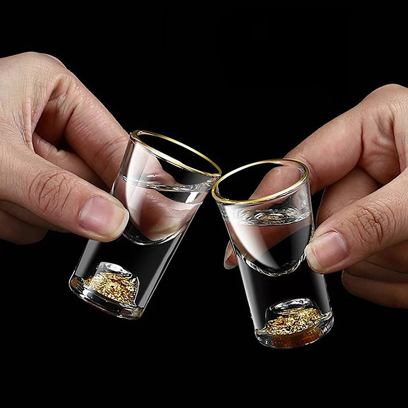 Vodkaglas | Doppelwandig | Bruchsicheres Design | Kristallglas