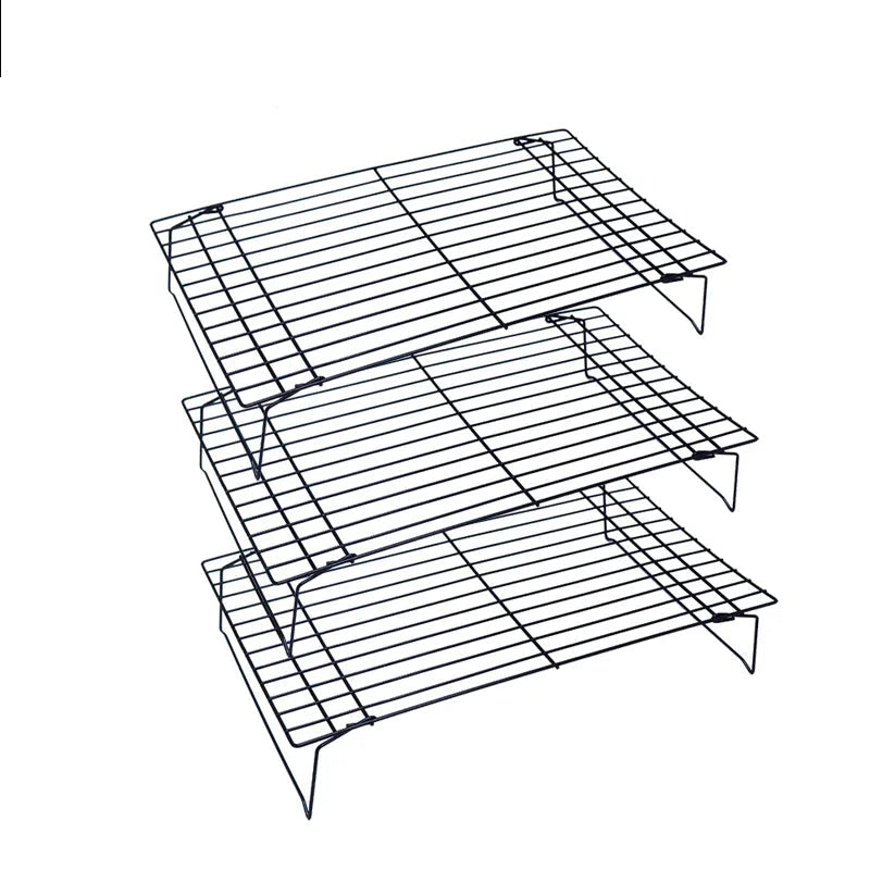 Abkühlgitter | 3-stöckig | Platzsparend stapelbar | Edelstahl