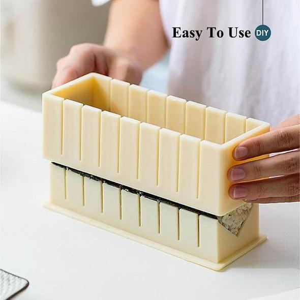 Sushi-Set für Zuhause – Komplettes Set mit Formen, Spatel und Matte für Perfekte Rollen