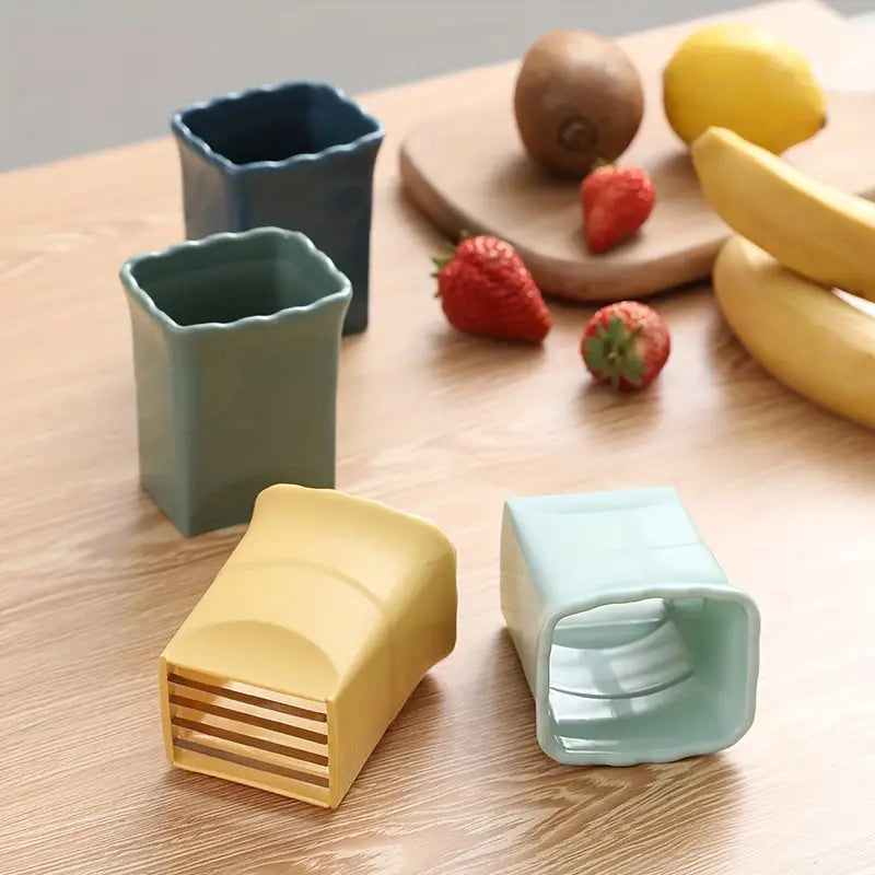 Gemüseschneider & Obstschneider mit Edelstahlklingen, Kompakt und benutzerfreundlich