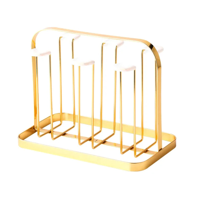 Becherhalter | 6 Haken | Platzsparend nutzen | Metall