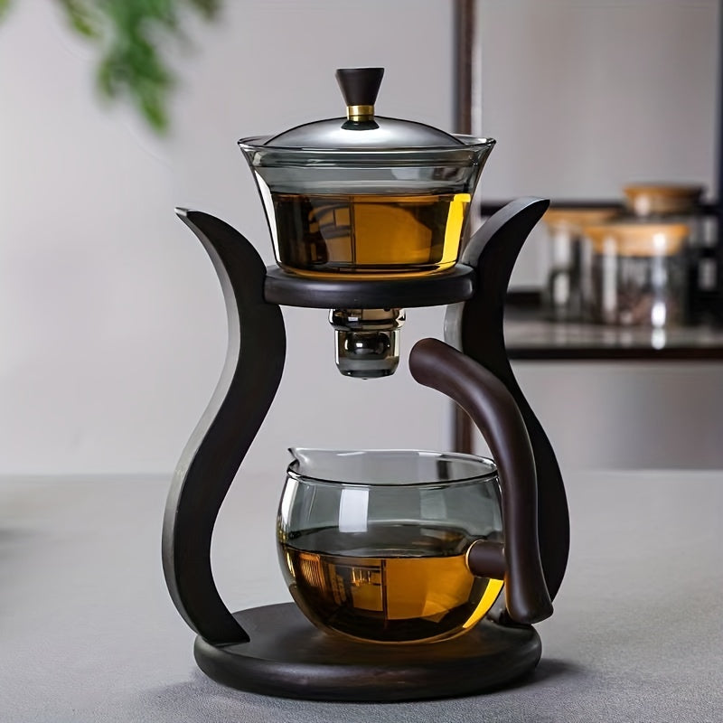 Glas Teeset mit Magnet-Schalter & Teekanne – Modern & stilvoll