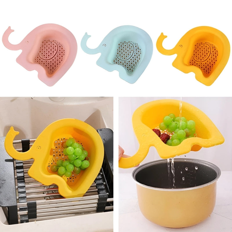 Abflussfilter – Platzsparende Abtropfschale für die Küche, 23x17 cm