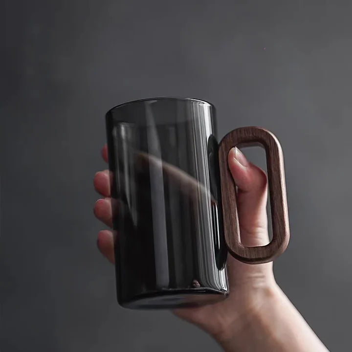 Doppelwandiger Becher aus Borosilikatglas, 350 ml, Hitzebeständig