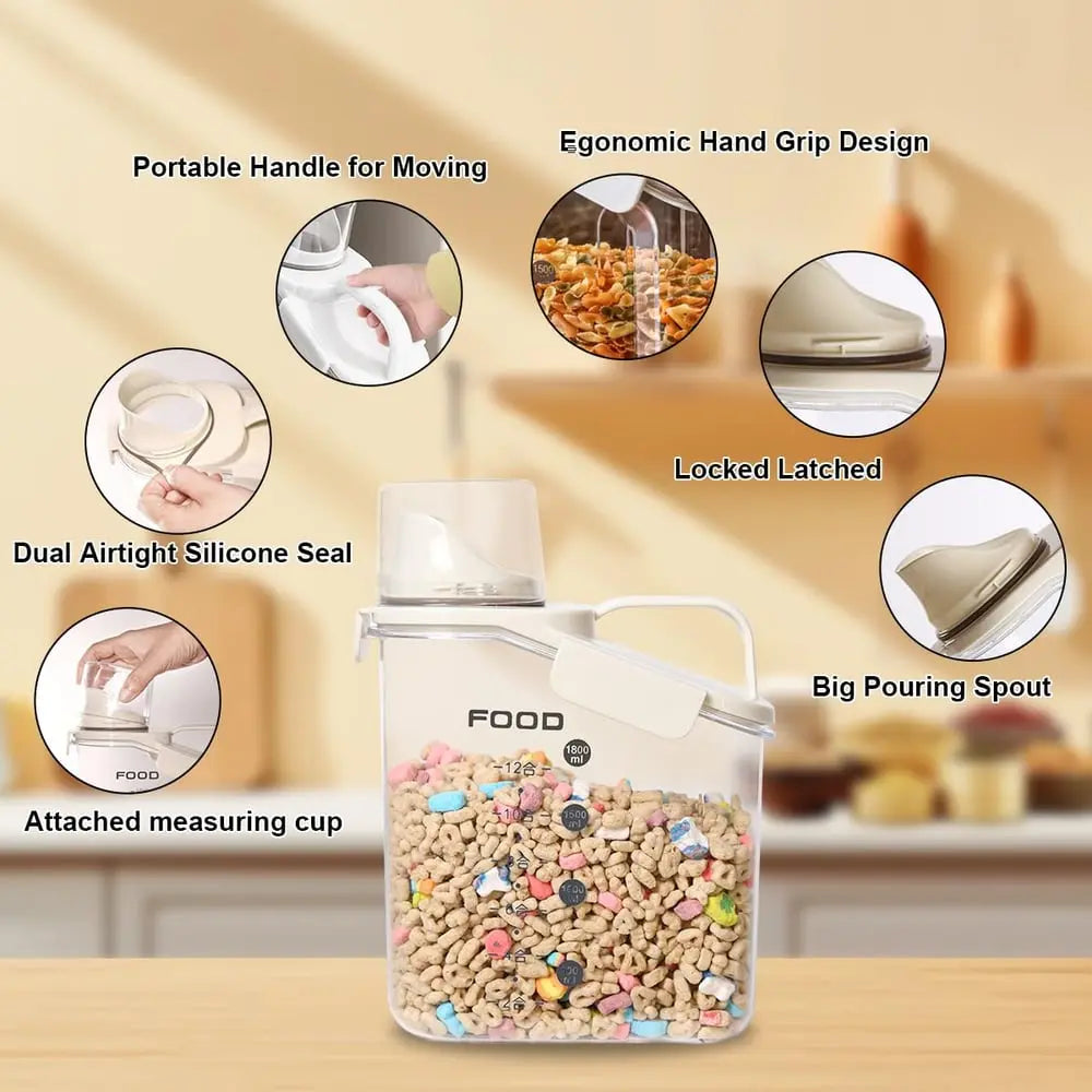 Clear Airtight Food Storage Containers Zorenza