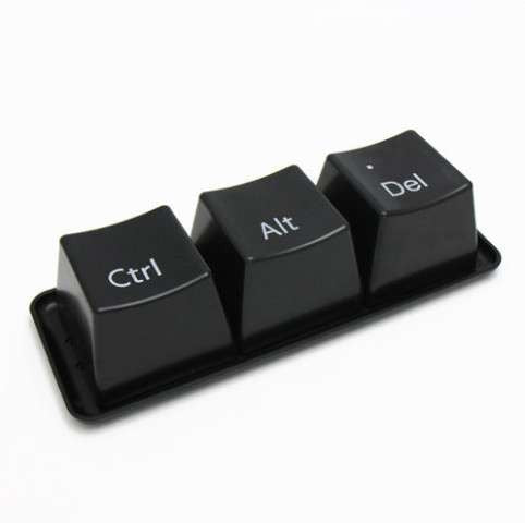 Ctrl ALT DEL Becher Set – Kreative Tassen im Tastaturdesign für Technikliebhaber – 350ml, Mikrowellen- und Spülmaschinenfest