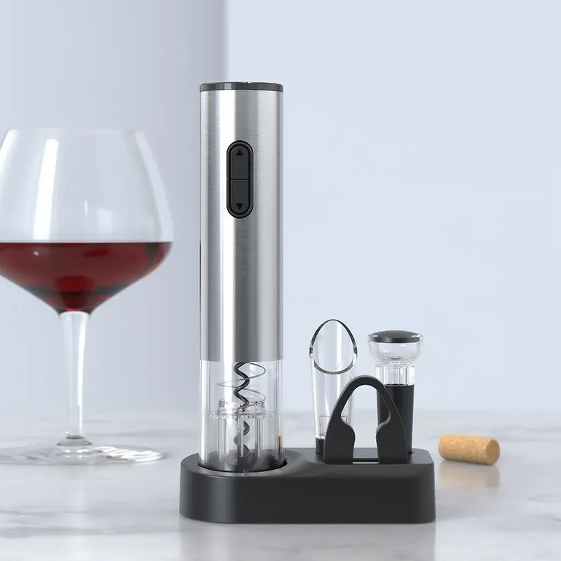 Elektrischer Weinöffner Set mit Zubehör – Mühelose Entkorkung für Weinliebhaber