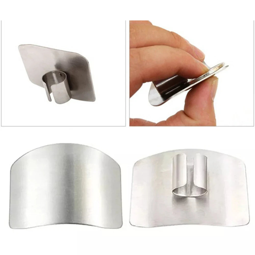 Fingerschutz aus Edelstahl für sicheres Schneiden – Set aus 3