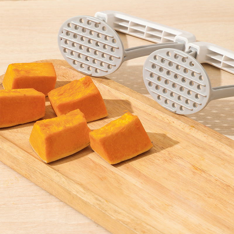 Kartoffelstampfer – RVS Küchenhelfer für Kartoffelpüree und Knoblauch