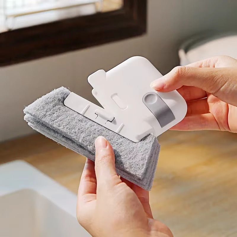 2-in-1 Fugenreinigungsbürste mit ergonomischem Griff für präzise Reinigung schmaler Kanten