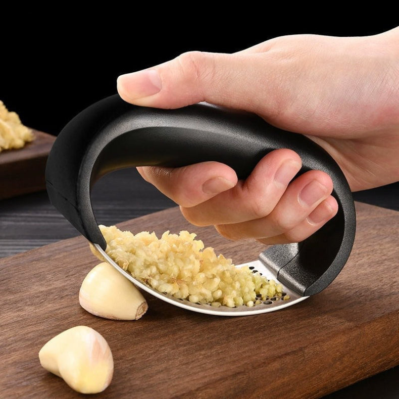 Knoblauchpresse Edelstahl | Ergonomisch & Spülmaschinenfest | Praktische Küchenhilfe