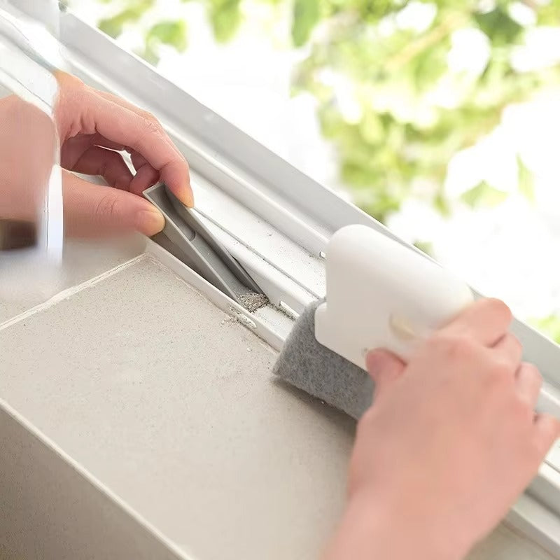 2-in-1 Fugenreinigungsbürste mit ergonomischem Griff für präzise Reinigung schmaler Kanten