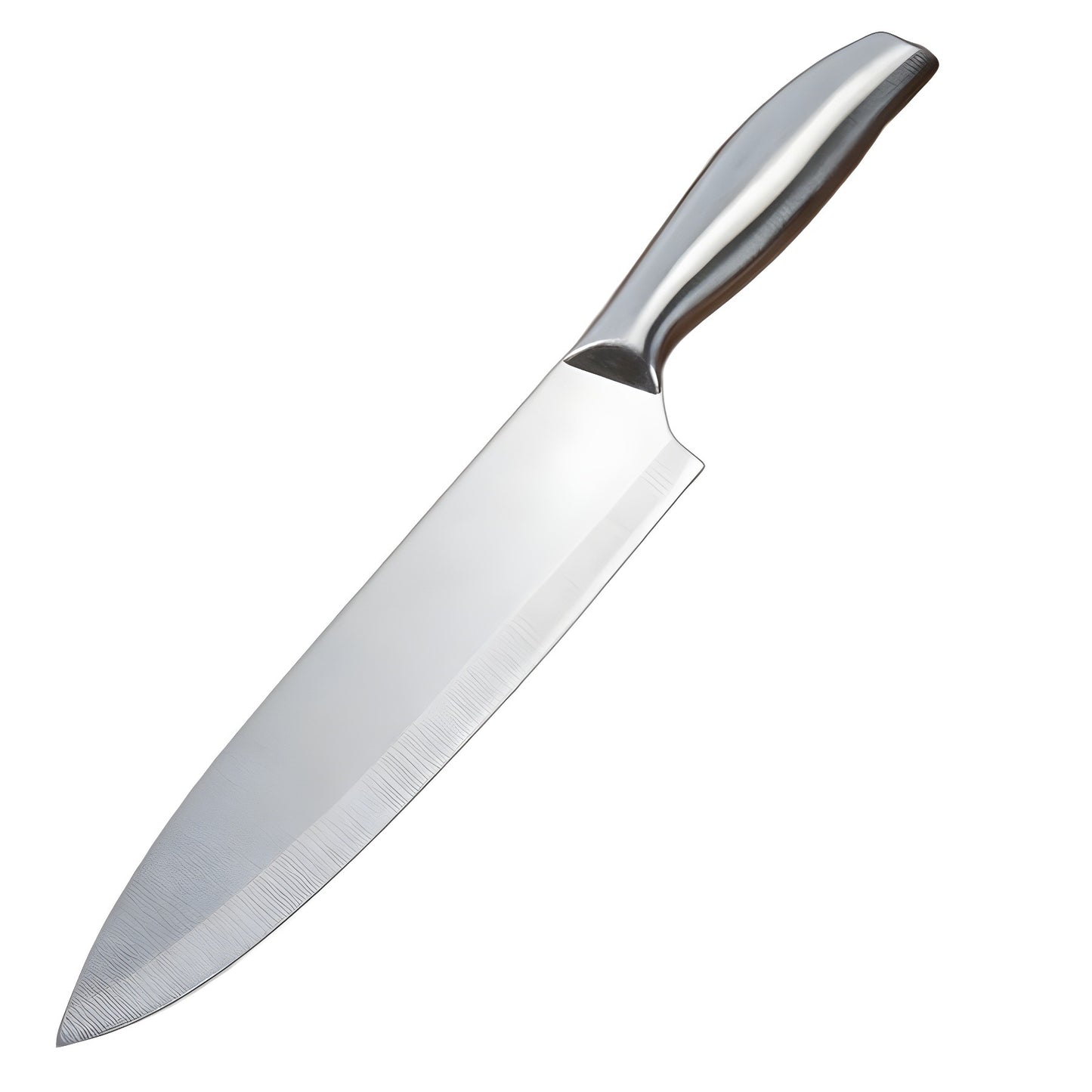 2-teiliges Küchenmesser-Set aus Edelstahl – Scharfes Allzweckmesser und Hackmesser für Fleisch, Gemüse und Obst