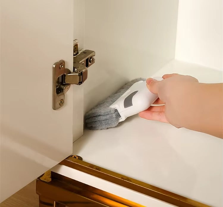 2-in-1 Fugenreinigungsbürste mit ergonomischem Griff für präzise Reinigung schmaler Kanten