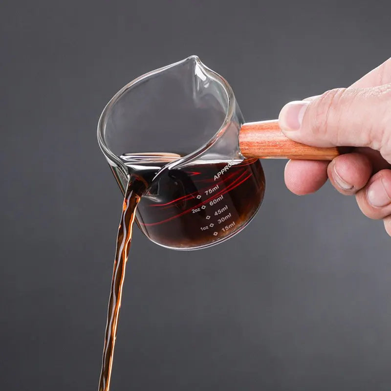 Messbecher, Glas Messbecher, Hitzebeständig mit Komfortgriff