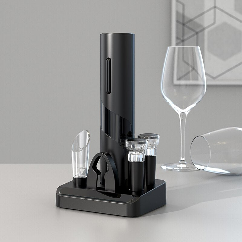 Elektrischer Weinöffner Set mit Zubehör – Mühelose Entkorkung für Weinliebhaber