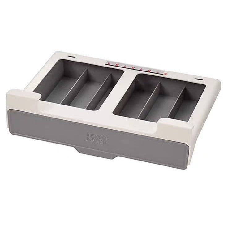 Koffiecapsule Aufbewahrungsbox, Kunststoff, 27.2x18.5x7.5cm, Platzsparendes Design, Organizer für Kaffeekapseln und Teebeutel