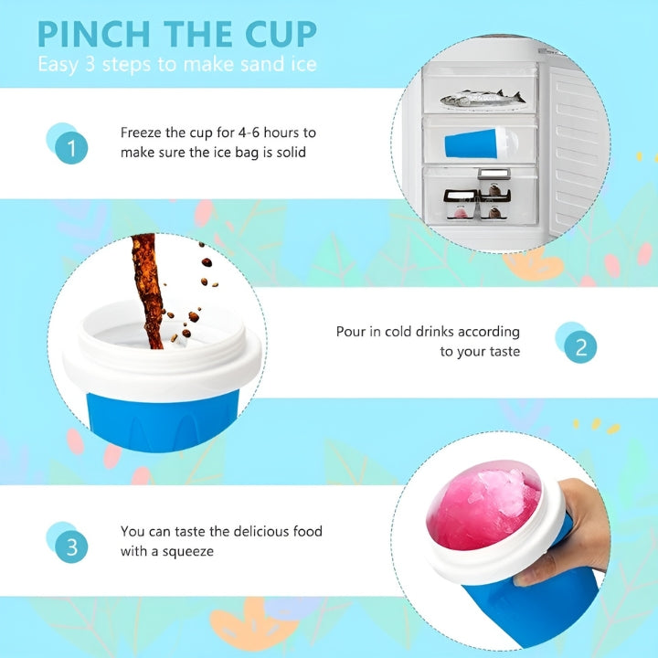 Slushy Becher | Slushy Maker für Smoothies in 1 Minute