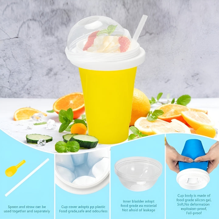 Slushy Becher | Slushy Maker für Smoothies in 1 Minute