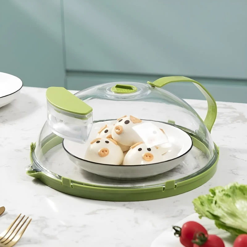 Mikrowellen-Dampfgarer 2-in-1 mit Spritzschutz – Kompakt, Ideal für Gesunde Küche