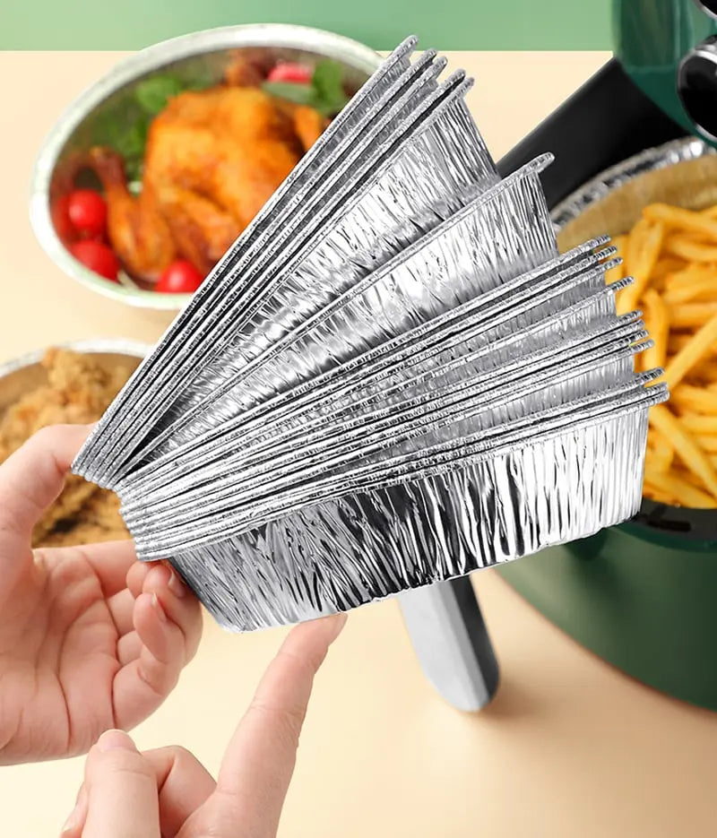 Wiederverwendbare Aluminiumfolie für Heißluftfritteusen – Keine Unordnung mehr! (30+20 Gratis) Mivoza Deutschland
