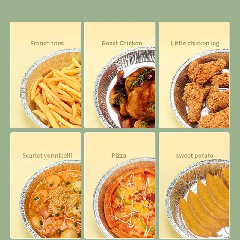 Wiederverwendbare Aluminiumfolie für Heißluftfritteusen – Keine Unordnung mehr! (30+20 Gratis) Mivoza Deutschland
