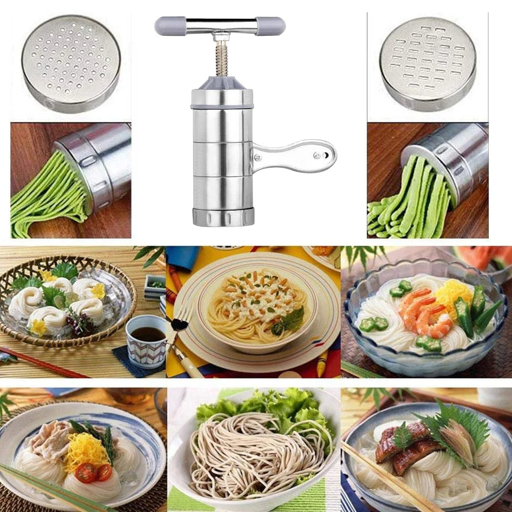 Pasta Presse | Antihaft | Vielseitige Formen | Metall