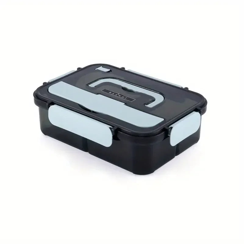Bento-Lunchbox mit 3 Fächern, auslaufsichere Lebensmittelbox, 1500 ml, mikrowellengeeignet