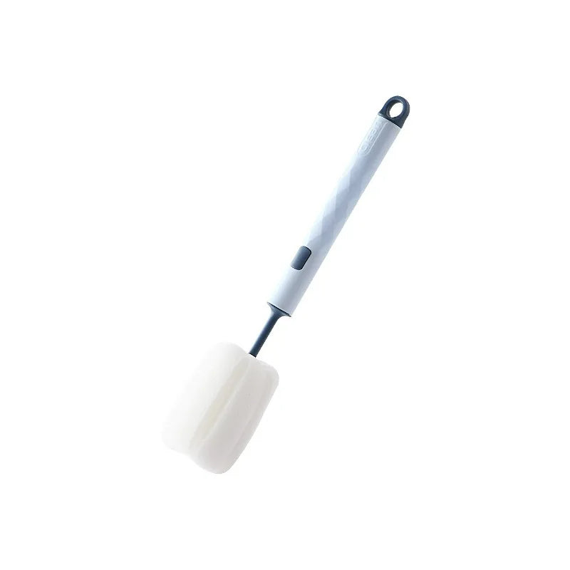 2er Set Soft Sponge Cup Brush, Lange Griffe, Flaschen- & Glasbürste für Reinigung von Gläsern, Tassen und Flaschen – Spülbürste für Küche