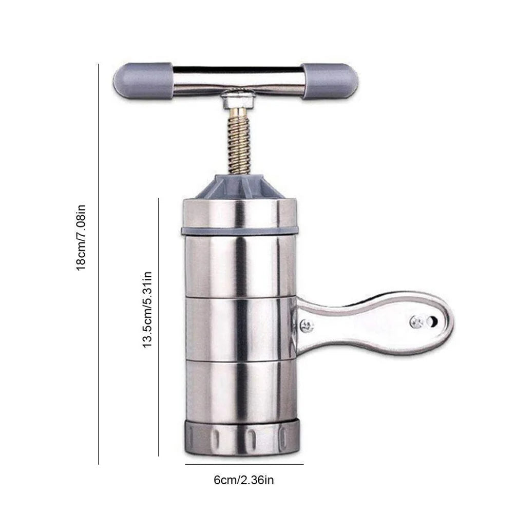 Pasta Presse | Antihaft | Vielseitige Formen | Metall
