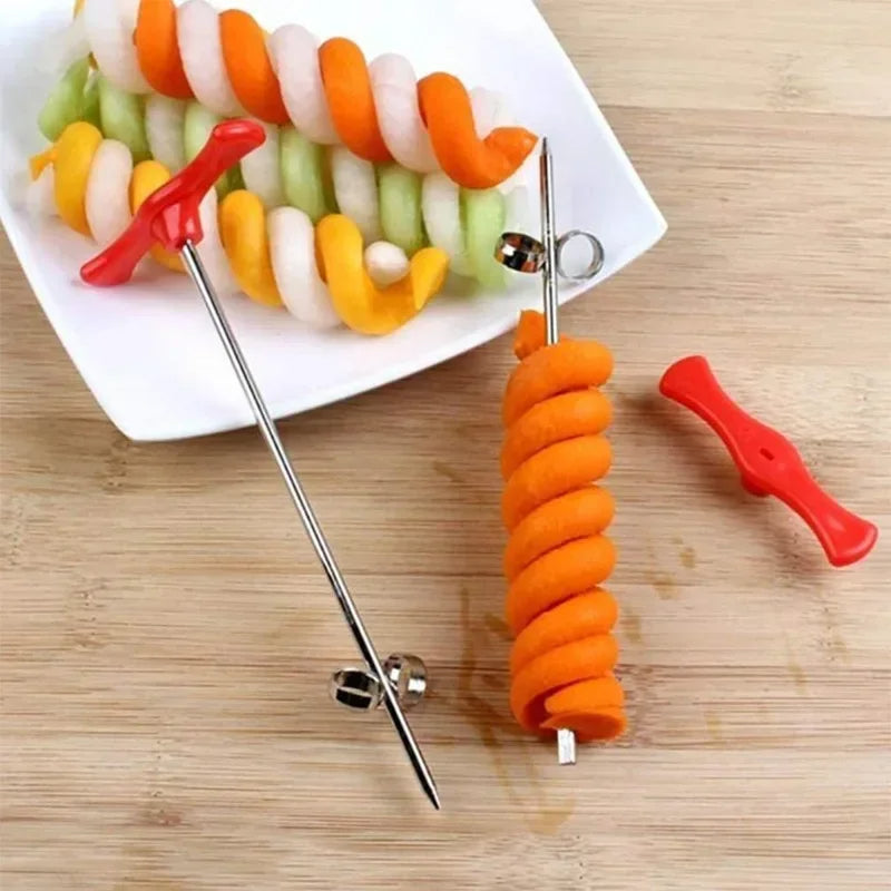 Spiralizer | Antihaft | Gleichmäßige Schnitte | Metall