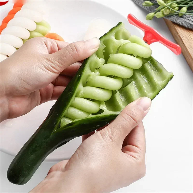 Spiralizer | Antihaft | Gleichmäßige Schnitte | Metall