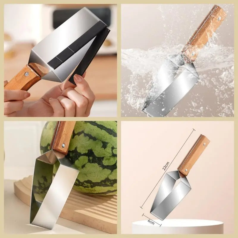 Melonenschneider | Ergonomisch | Gleichmäßige Schnitte | Metall