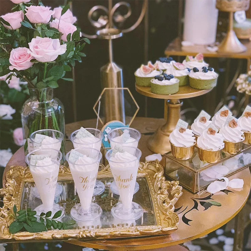 Dessertbecher | Transparent | Hygienisch und sicher | Kunststoff