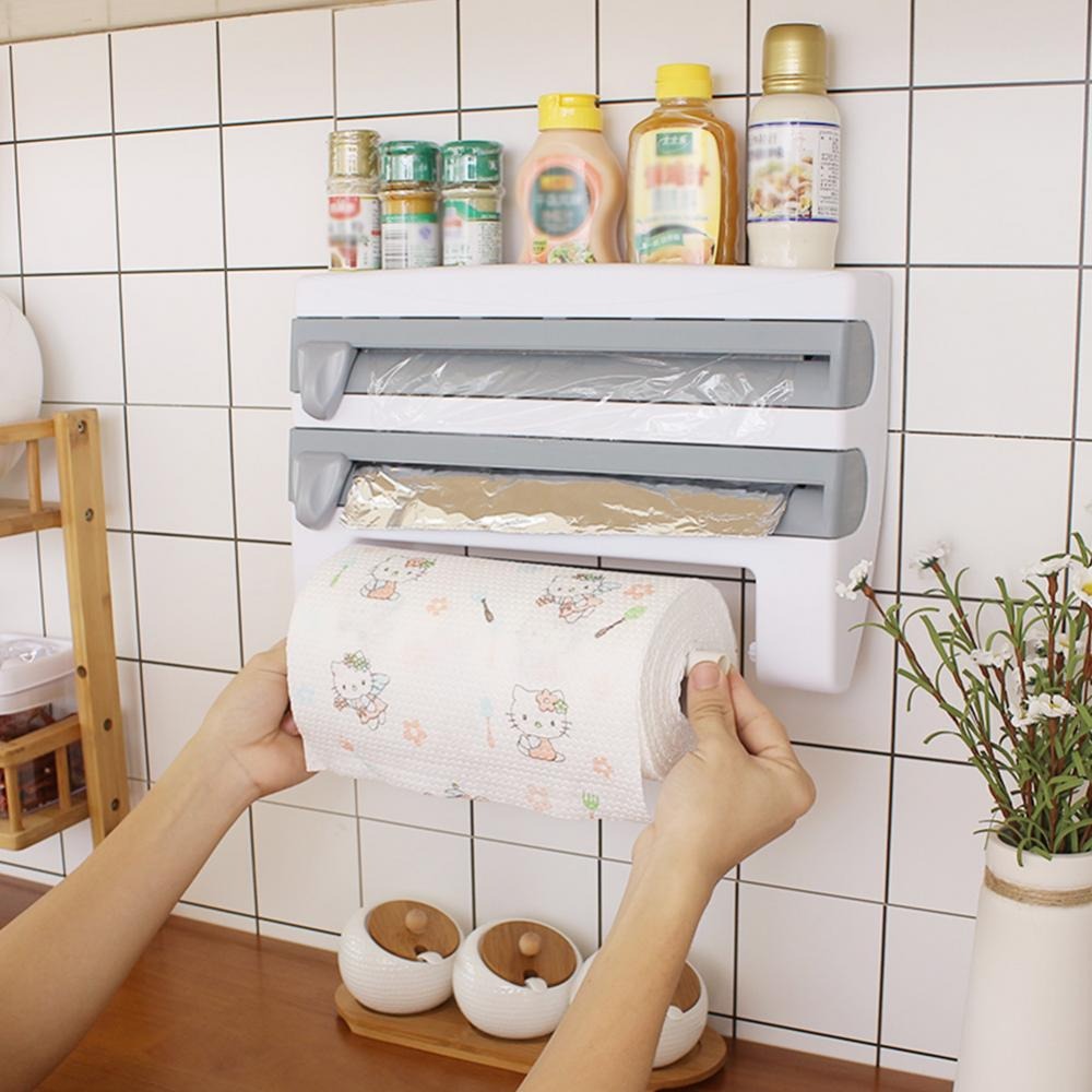 Frischhaltefolien-Schneider für die Küche – Praktisches Schneidegerät für saubere, gleichmäßige Schnitte