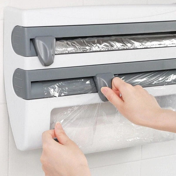Frischhaltefolien-Schneider für die Küche – Praktisches Schneidegerät für saubere, gleichmäßige Schnitte