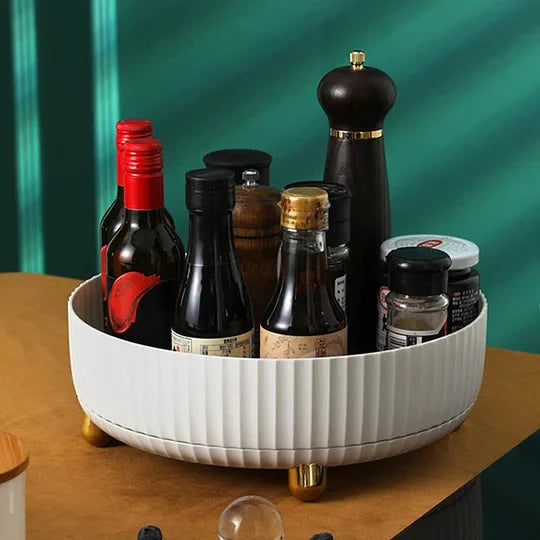 Drehbares Lagerregal, 360° Rotierender Küchen-Organizer