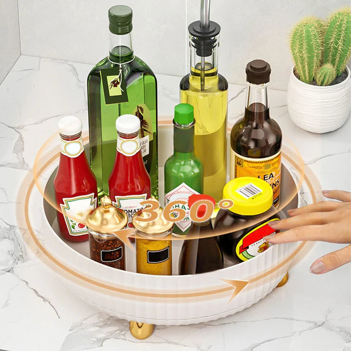 Drehbares Lagerregal, 360° Rotierender Küchen-Organizer