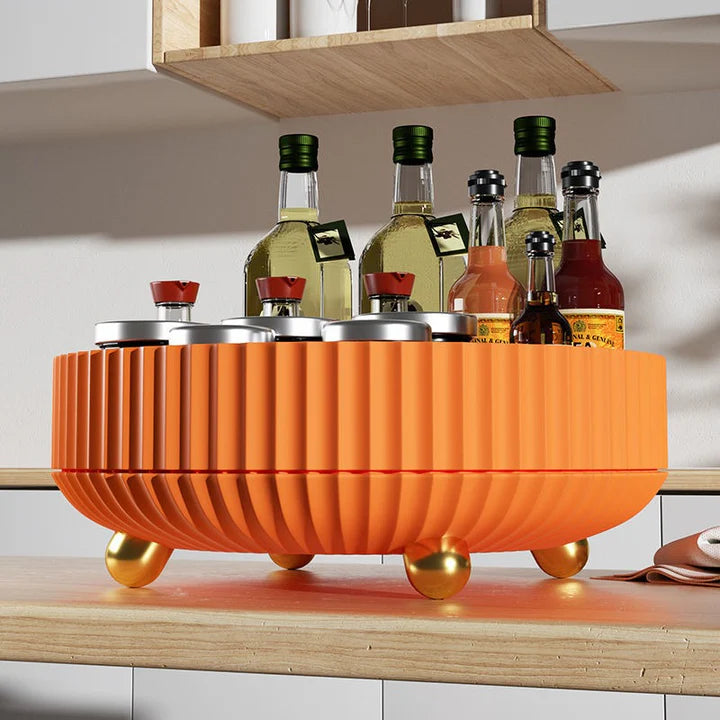 Drehbares Lagerregal, 360° Rotierender Küchen-Organizer