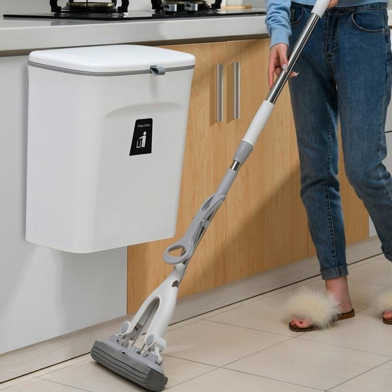 Hängender Müllbehälter für die Küche – Praktisch, Platzsparend, Einfache Befestigung an Schranktüren