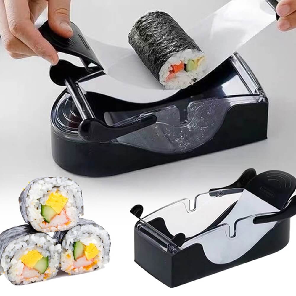 Sushi-Macher-Rolle – Einfaches und schnelles Zubereiten von Sushi zu Hause, Spülmaschinenfest, Schwarz