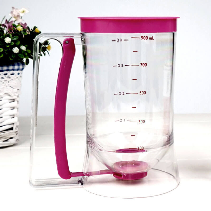 Teig Spender – Präziser Teigspender für Kekse, Muffins und Gebäck – Ergonomisch und Saubere Dosierung – 900ml