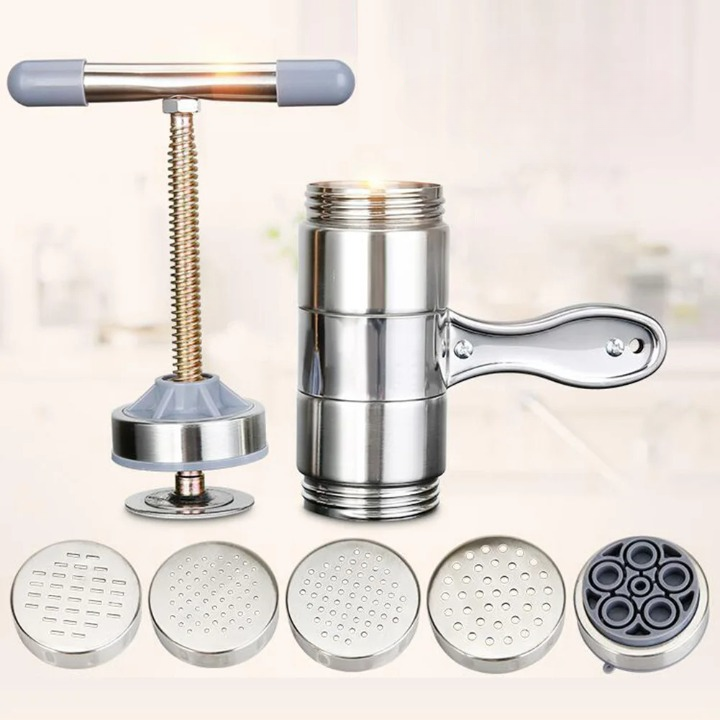 Pasta Presse | Antihaft | Vielseitige Formen | Metall
