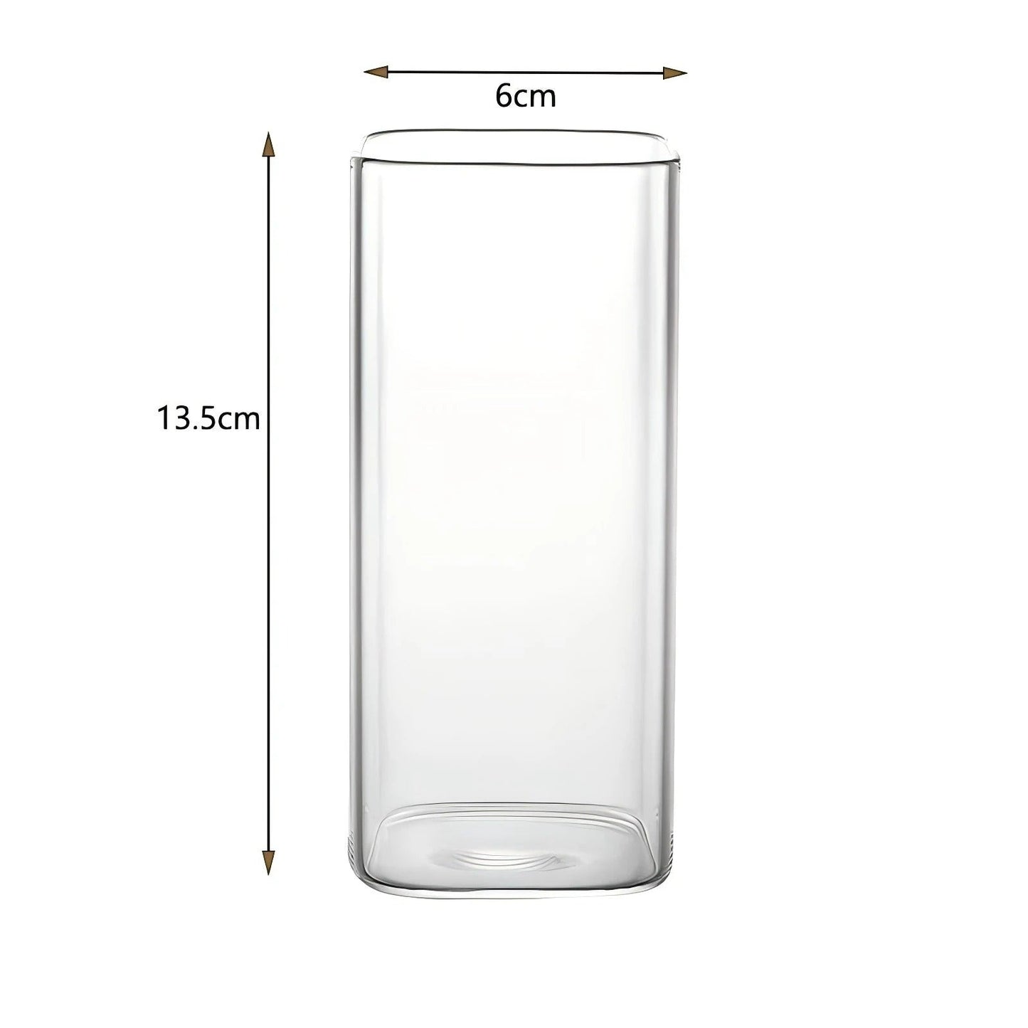 Trinkglas | Antihaft | Hitzebeständiger Schutz | Glas
